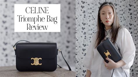 celine bag triomphe white|celine triomphe bag size comparison.